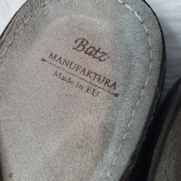 BATZ Alex Handmade Leather Mens Slip-on Sandals Clogs Mules, 41 - Picture 4 of 7